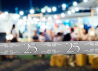 Absperrband zur Silberhochzeit 15m