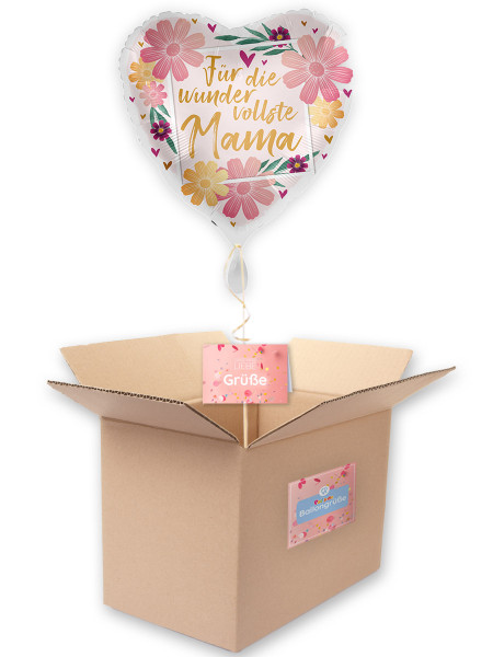 Wundervollste Mama Folienballon 43cm 2