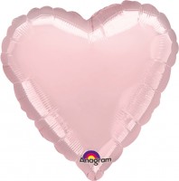 Herzballon Linda in Hellrosa