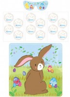 Ostern Partyspiel Steck dem Hasen den Schwanz an