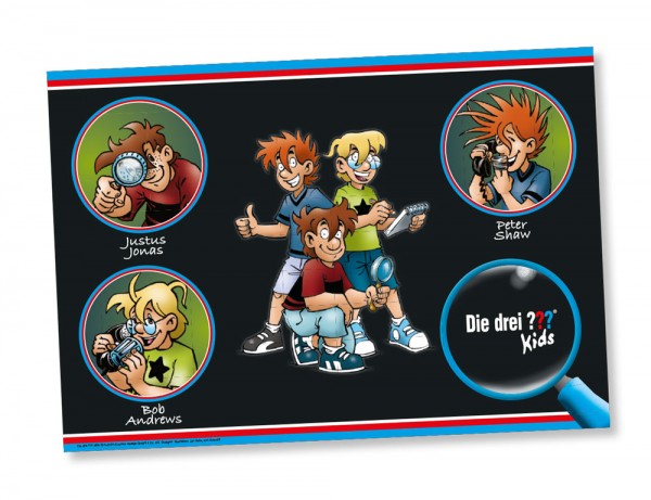 8 Die drei Fragezeichen Kids Tischsets