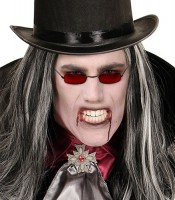 Blutrote Vampir Brille