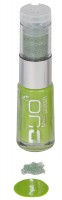 Grün Funkelnder Nagellack Mit Glitterpuder