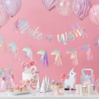 Vorschau: Party like a Unicorn Girlande 1,5m