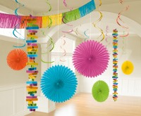 Raumdeko-Set bunt 18-teilig