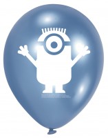 Vorschau: 6 Minion Trio Luftballons 23 cm
