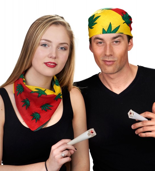 Cannabis Hippie Tuch