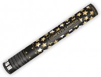 Goldene Sternchen Konfetti Kanone 40cm