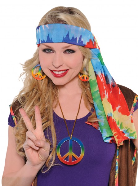 Knallbuntes Hippie Kopftuch