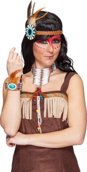 Indianer Squaw Schmuck Set