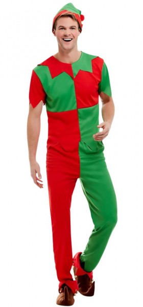 Weihnachtself Wichtel Kostüm für Herren classic