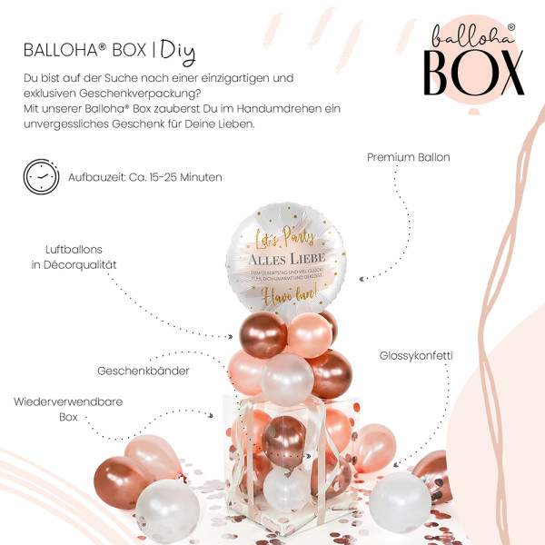 Balloha Geschenkbox DIY Alles Liebe Summer Glow XL 3
