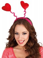 Roter Herzen Haarreif