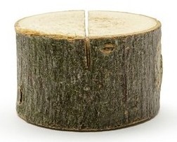 10 Tischkartenhalter aus Holz 3-4cm