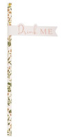 16 Birthday Teaparty Strohhalme 19,6 cm