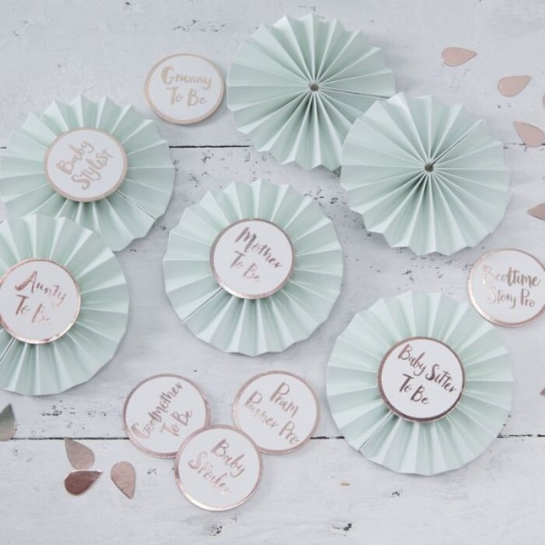 6 DIY Hallo Welt Buttons 8cm 2