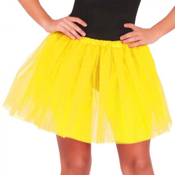 Tutu neongelb für Erwachsene