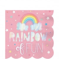 16 Fairy Rainbow Servietten 33cm