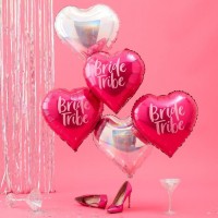 5 Bride Tribe Folienballons 45cm