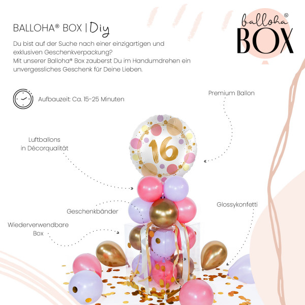 Balloha Geschenkbox DIY Happy 16 XL 3