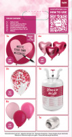 Endless Love Heliumflasche mit Ballons