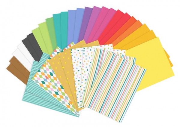 A4 Bastelpapier Set 34-teilig