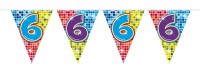 Groovy 6th Birthday Wimpelkette 3m
