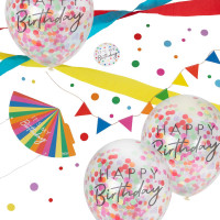 Happy Birthday Schreibtisch Partyset