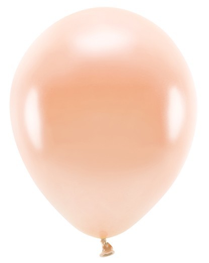 100 Eco metallic Ballons pfirsich 26cm
