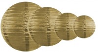 Lampion Lilly gold 25cm