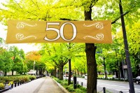 Lovely 50 years Banner 1,8m x 40cm