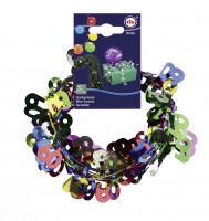 Glückwünsche Zum 60.Geburtstag Draht Girlande Bunt 270cm