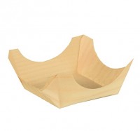 50 Holz Fingerfood Schalen eckig 6 x 6cm