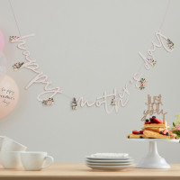 Blumige Muttertags-Girlande Eco 2m