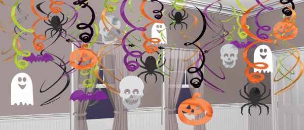 Creepy Halloween Wirbel Hängedekoration