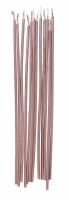 12 Roségoldene Tortenkerzen 18cm