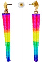 Regenbogen Hängeohrringe