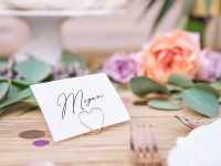 Vorschau: 10 Herzilein Kartenhalter roségold