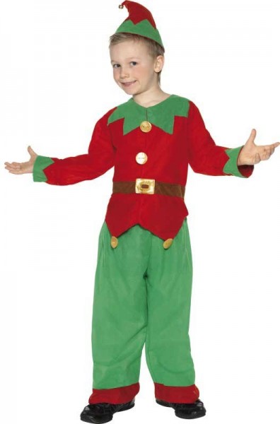 Wichtel Weihnachtshelfer Kinderkostüm