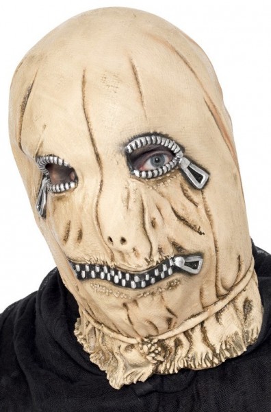 Unheimliche Sack Maske Mit Reißverschluss