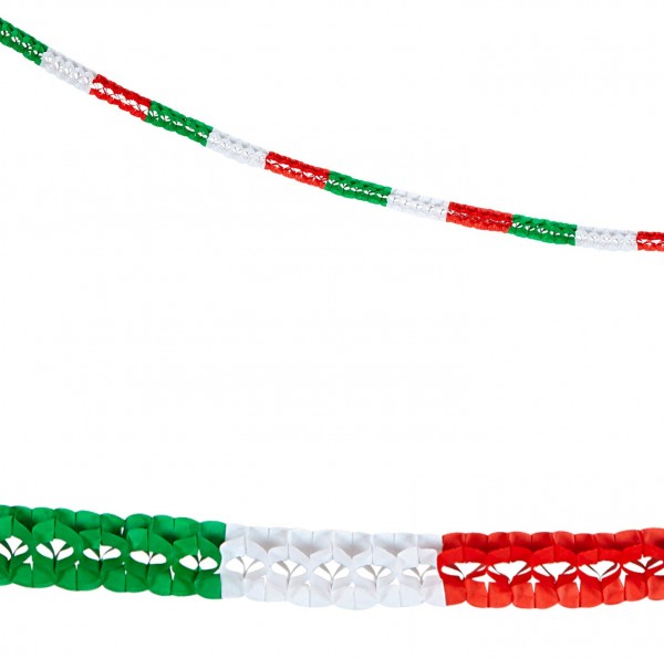 2 Party Girlanden Italien 3m