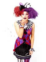 Vorschau: Violetta Harlekin Damenkostüm