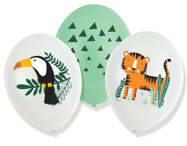 6 Wild Life Luftballons 27,5cm