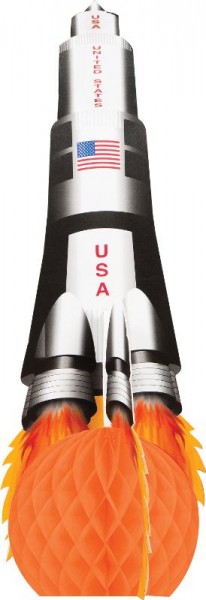 Weltraum Shuttle Aufsteller 13 x 34cm