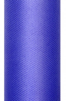 Tüll Stoff Luna royalblau 9m x 30cm