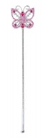 Pinker Kinder Schmetterlings Zauberstab 39cm