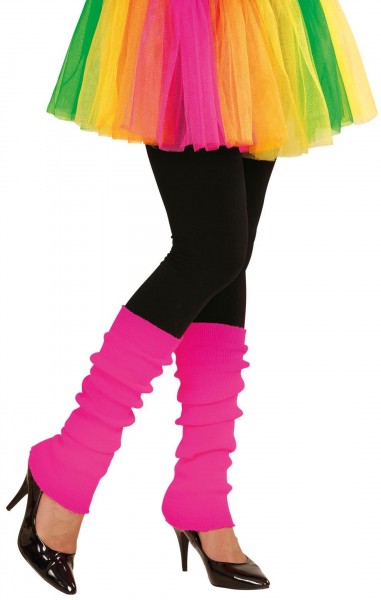 Neon Pinke Beinstulpen 80er Jahre