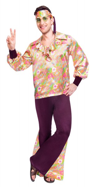60er Jahre Hippie Johnny Herrenkostüm