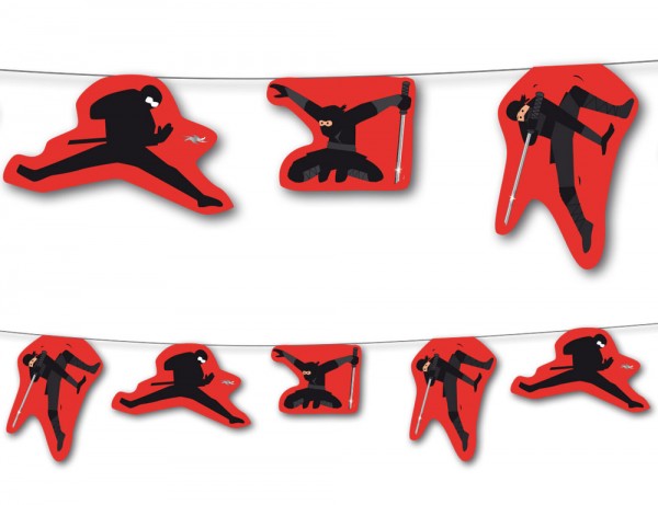Ninja Party Girlande 3,5m