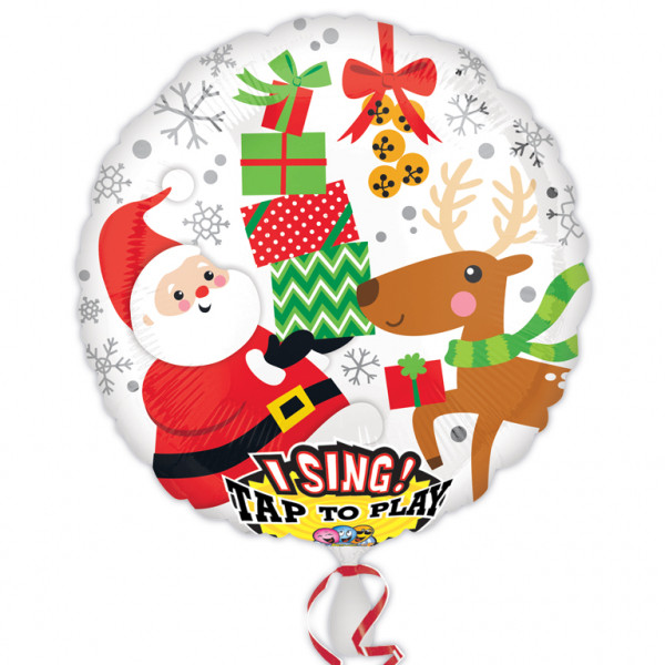 Singender Weihnachtsballon